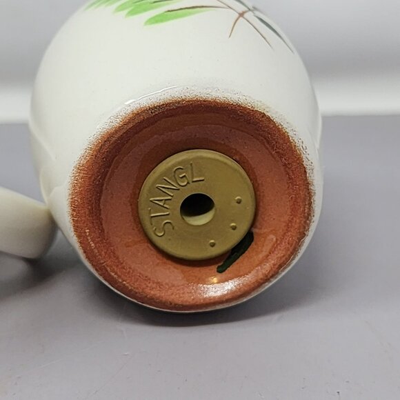 Vintage Stangl Handcrafted Earthenware Creamer & Salt Pepper Shakers Set - Picture 9 of 14
